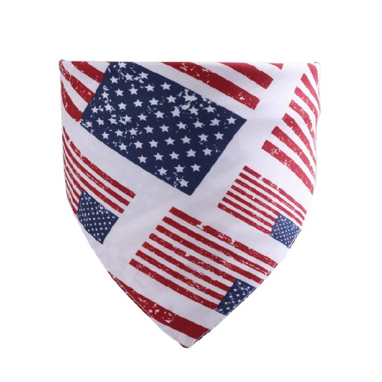 Dog Bandanas Independence Dress Up Festival Scarf Dogs Photography Towel