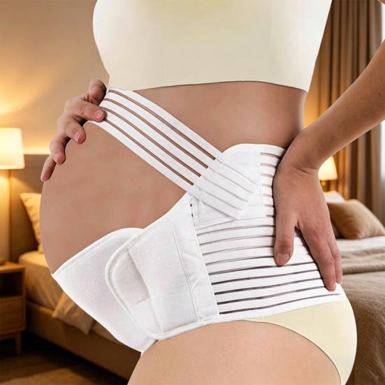 Bauchstützgürtel Verstellbare Elastische Träger Atmungsaktives Band Stützt Abdomen Schwangerschaft Taillenstütze Protector