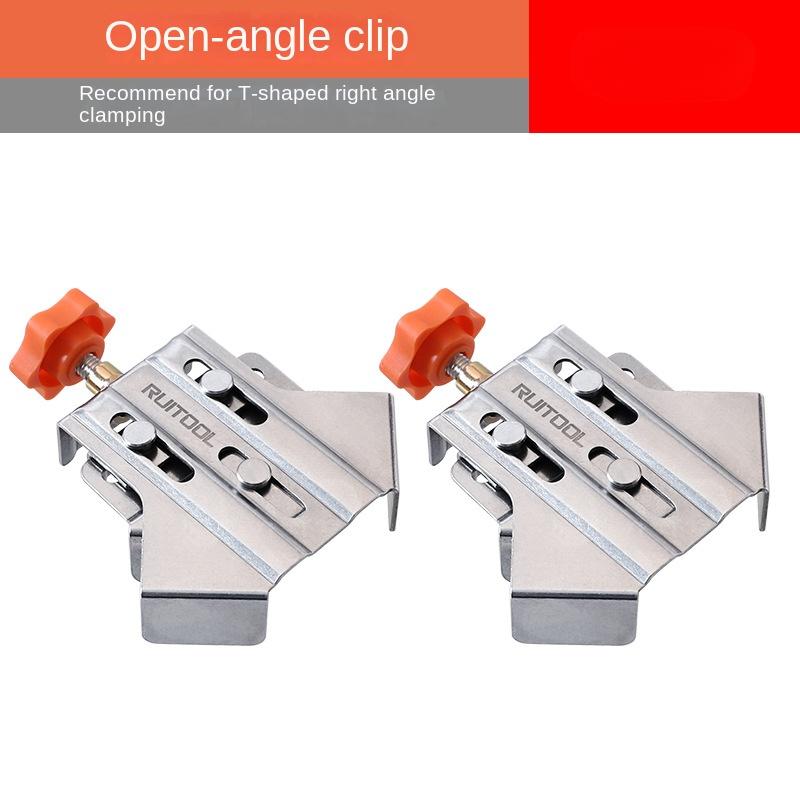 Adjustable Multipurpose Stainless Frame Clamps Open/Closed Corner Clamp Woodworking Accessory 90 Degree Woodworking Fixing Clip
