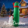 10.17FT Yard Party Decoration Inflatable Arch Santa Claus Snowman Toy LED Lit Xmas Home Supplies Ornament Christmas Holiday Gift