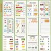 64-Page Math Practice Book for Early Learners Monster Theme Addition & Subtraction Workbook Number Tracing Colorful Math Drills