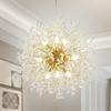 Chandelier 12-Bulb Dandelion Fireworks Chandelier Modern Crystal Pendant Lighting LED Crystal Ceiling Lights Hanging Lights (bulb NOT Included)