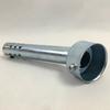 1 Pcs Universal 48mm Motorcycle Angled Exhaust Insert Baffle End Can DB Killer Silencer Muffler Elbow 175MM Length