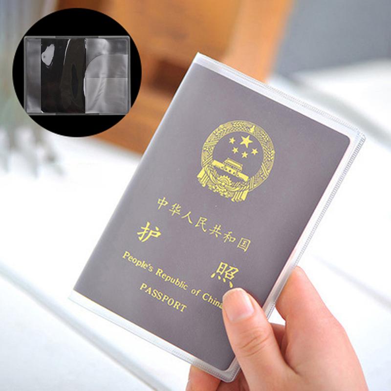 

Прозрачная обложка для паспорта Водонепроницаемые сумки для документов Защитный чехол для паспорта B