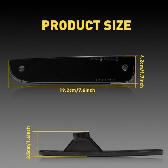 Smoked Lens Amber LED Front Side Marker Lights For 97-01 Jeep Cherokee CH2551118