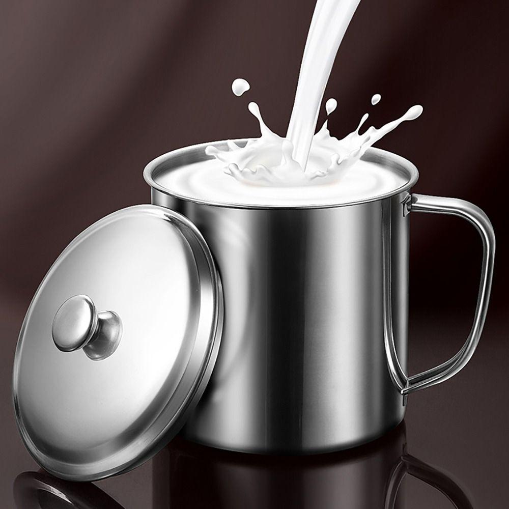 Handle Design Stainless Steel Cup With Lid Travel Mug New Coffee Cup Travel