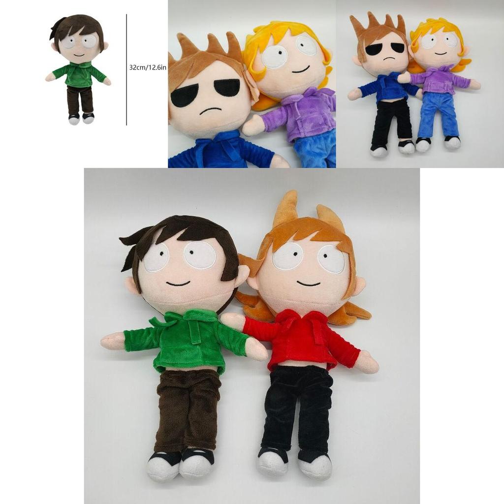 Adorable Eddsworld Plush Cartoon Doll Indoor Plush Toy Featuring Soft And Comfortable Fabric