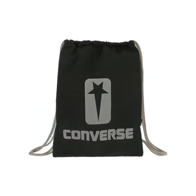 RICK OWENS Rucsac Drkshdw cu Imprimeu Litere și Șnur Unisex Negru DC01BX84110