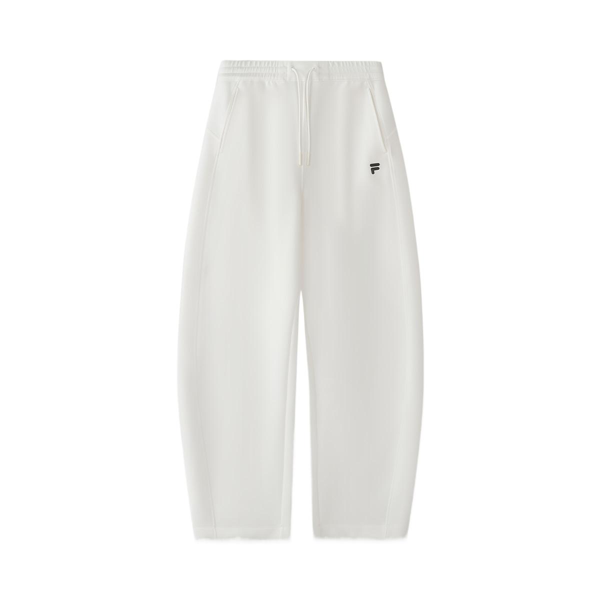

FILA Category Club Loose Fit Solid Color Lace-Up Casual Pants Women pants T11W627601AWT S
