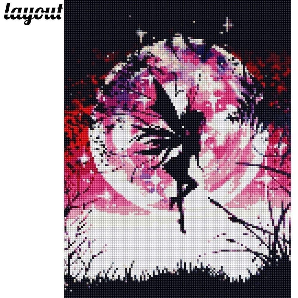 Diamond Painting Angel 5D DIY Diamond Embroidery Landscape Mosaic Picture Of Rhinestone Decor Home