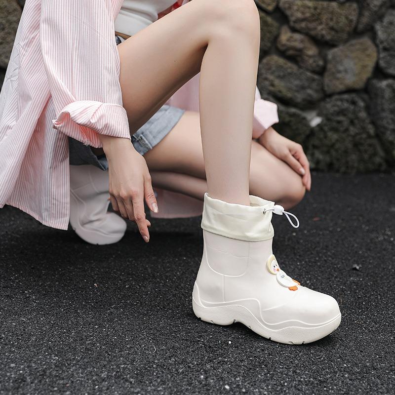 Women's Thick-soled Non-slip Outdoor Fashion Rubber Boots