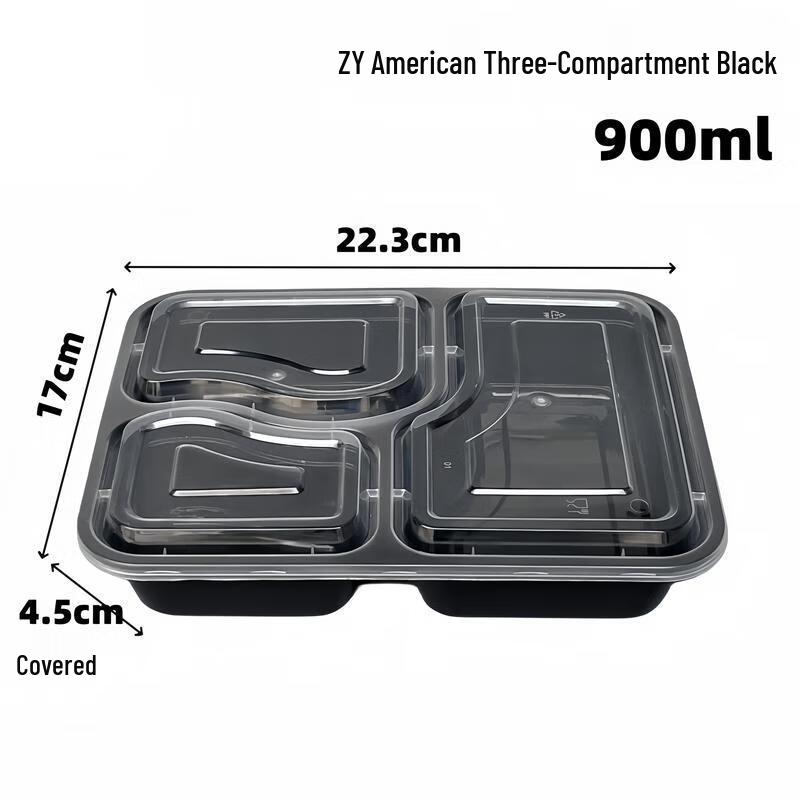 

HANDUNYOU Disposable Rectangular Takeaway Food Containers