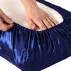 2pcs Satin Silk Sleeping Pillowcase Solid Color Pillow Cover  Pillow Protector