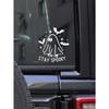 Creative Bat And Ghost Car Sticker Decals 1pc
