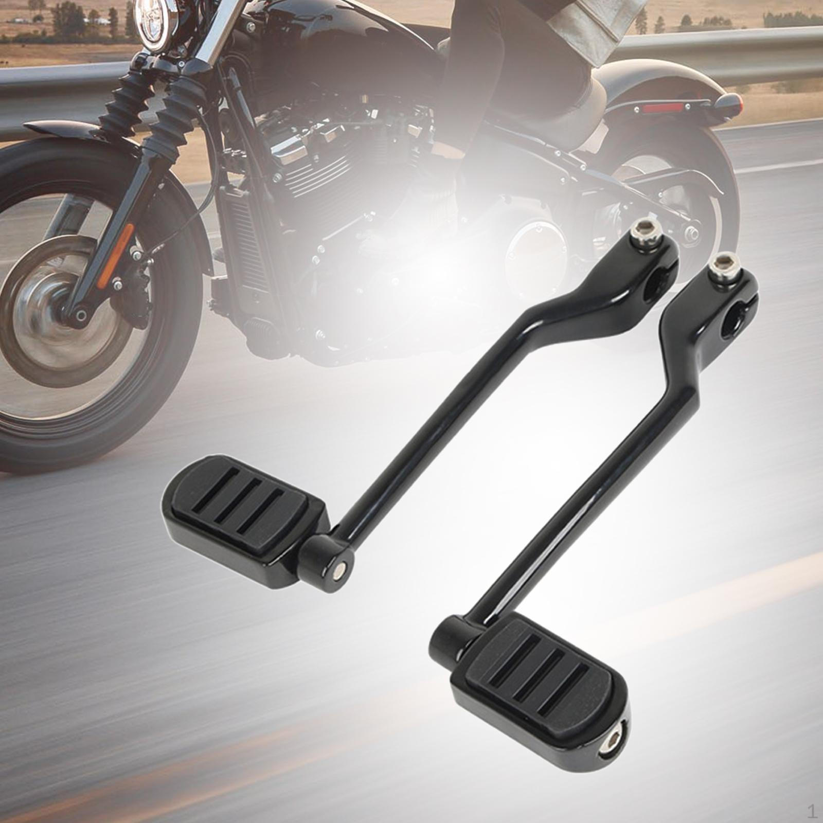 

2x Shifter Levers Practical Replacement for Harley Road King Gloss Black