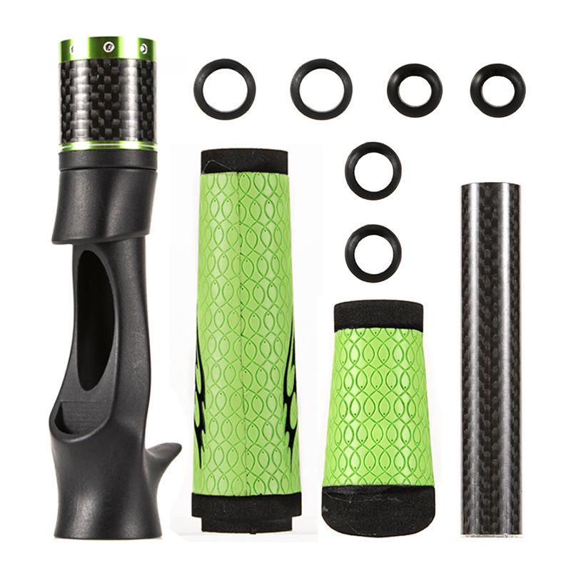 Popular SPG Fishing Rod with Green Lacquered Gun Handle and Hollow Reel Seat