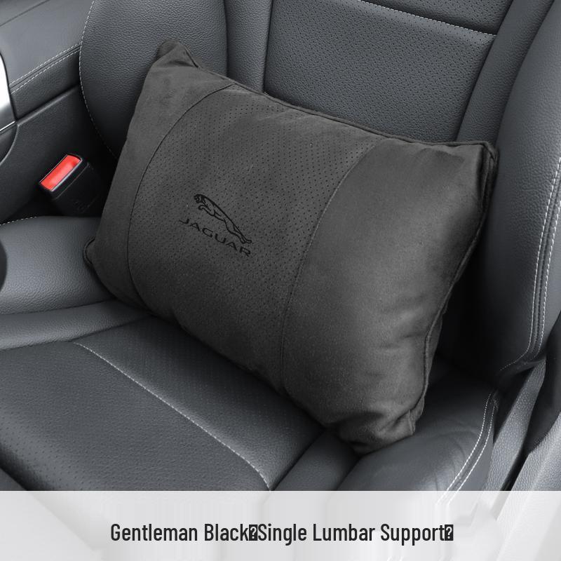 Atmungsaktive Nackenstützen-Kopfstützen aus Wildleder für Jaguar XEL/XFL/F-PACE Autositze