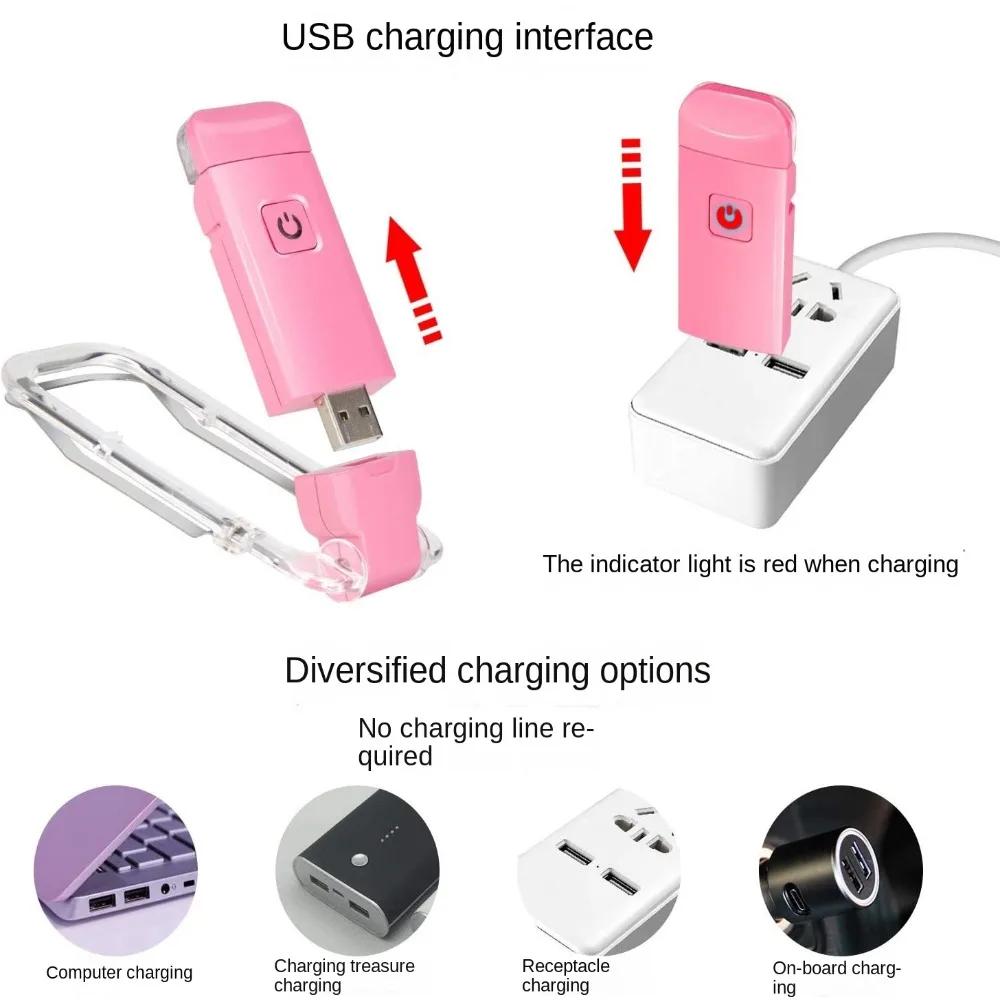 Portable LED Clip On Book Light Eye Protection Rechargeable Reading Light Adjustable Dimmable Clip Desk Light Office