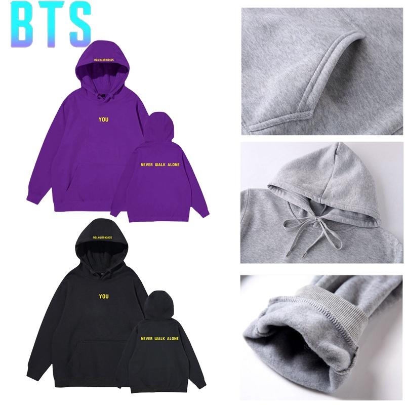 Bts Bangtan Boys Kpop Jimin Hoodie Sweatshirt J-hope Suga Rm Velvet Pullover