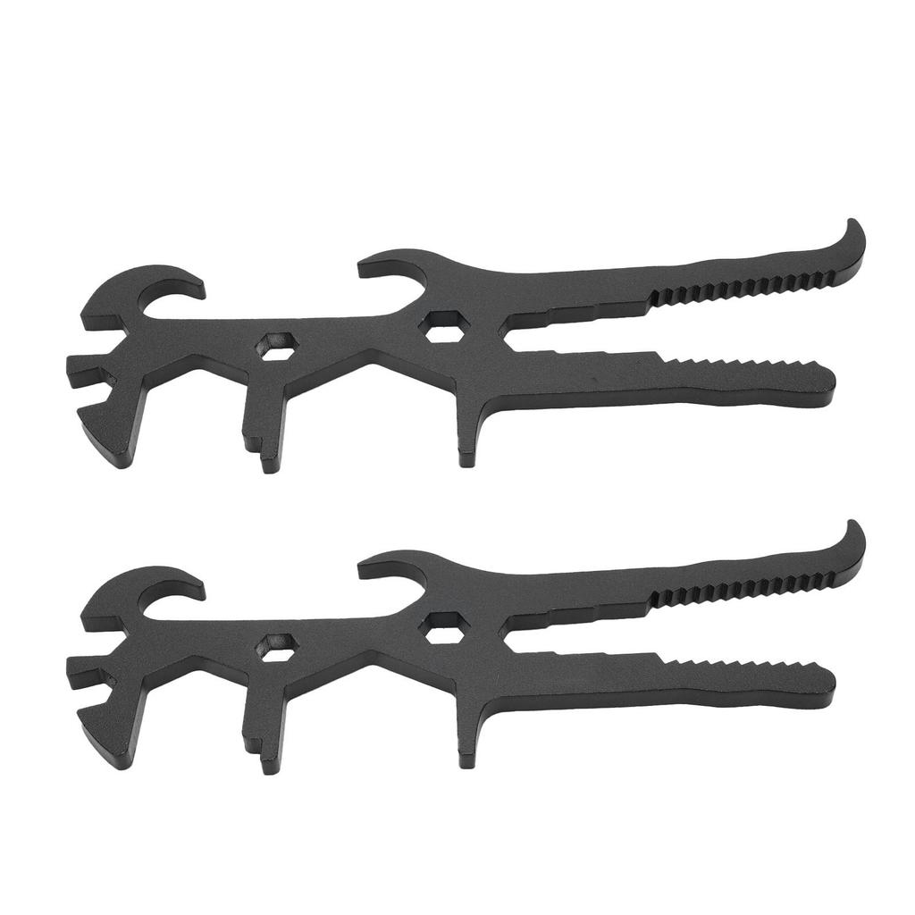 2 Pezzi Apriscatole Strumento Metallo Latta Vernice Barile Coperchio 14 in 1 Multifunzione Professionale Risparmio di Lavoro