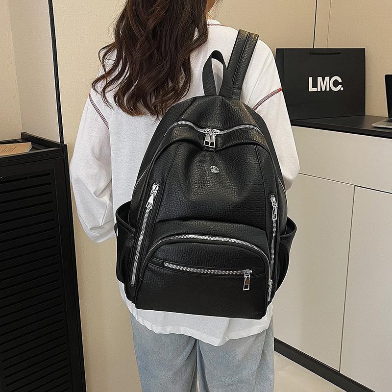 New Korean style, casual backpack, women's multi-functional travel backpack, simple travel commuter bag