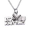 Volleyball Pendant Necklace Sports Athlete Lover Charm Jewelry 40cm Short Chain