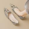Fashion Flat Shoes for Women Retro Soft Sole Single Shoe Womens 2025 Summe New  Niche Shallow Mouth Bean Shoes Plus Size Women's Shoes