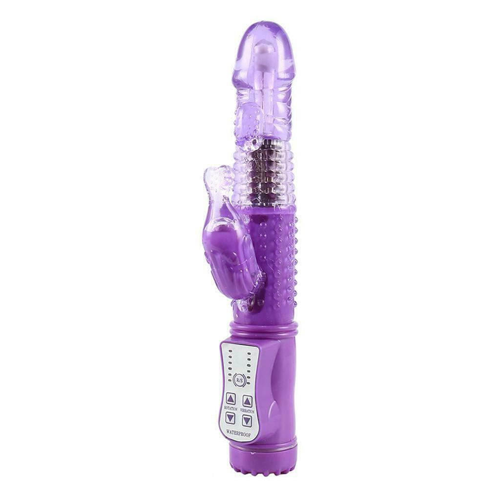 Rabbit Sex Tool Vibrating Retractable Vibrator for Women Rotation Dildo G Spot Sex Toy