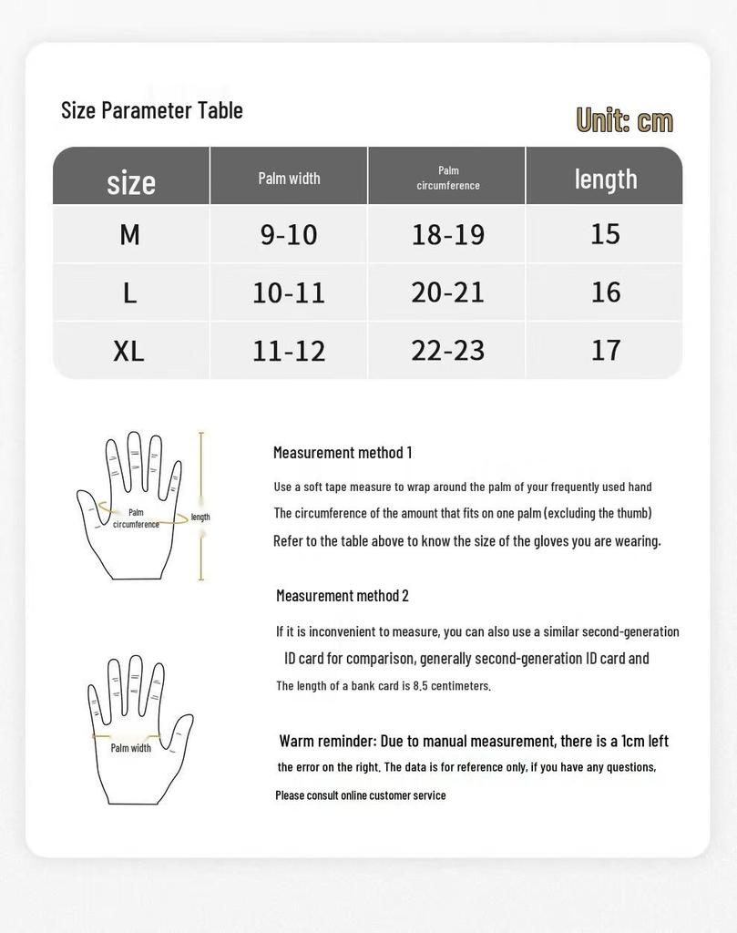 Men's Breathable Sheepskin Half-Finger Motorcycle Gloves