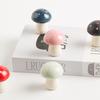 Creative Mushroom-Shaped Ceramic Handicrafts Office Desktop Ornament Home Entrance Decorative Ornament Tea Pet Screw Cap