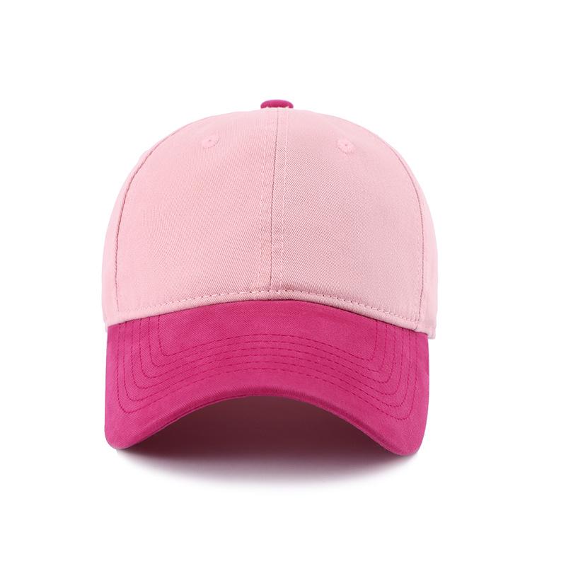 Spring Summer Baseball Cap Hats For Women Soft Top Retro Outdoor Sunshade Casual Snapback Dad Hat Female Double Color Vintage