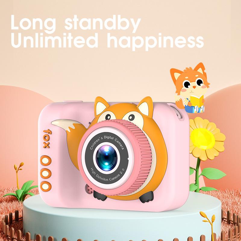 New Instant Children's Print Camera StrapLittle SLR Children's Camera Cartoon HD Dual Camera Digital Camera