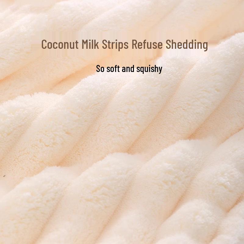 Quick-Dry Coral Fleece Face Towels for Home Use - Absorbent, No Shedding, Pure Cotton Bath Towels for Couples, New 2025 Style