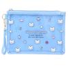 Marimo Craft Sanrio Hanamaru Obake Pastel POP Series Flat W200 X H140 X D10mm Pouch, Blue, (SRTZ-310)
