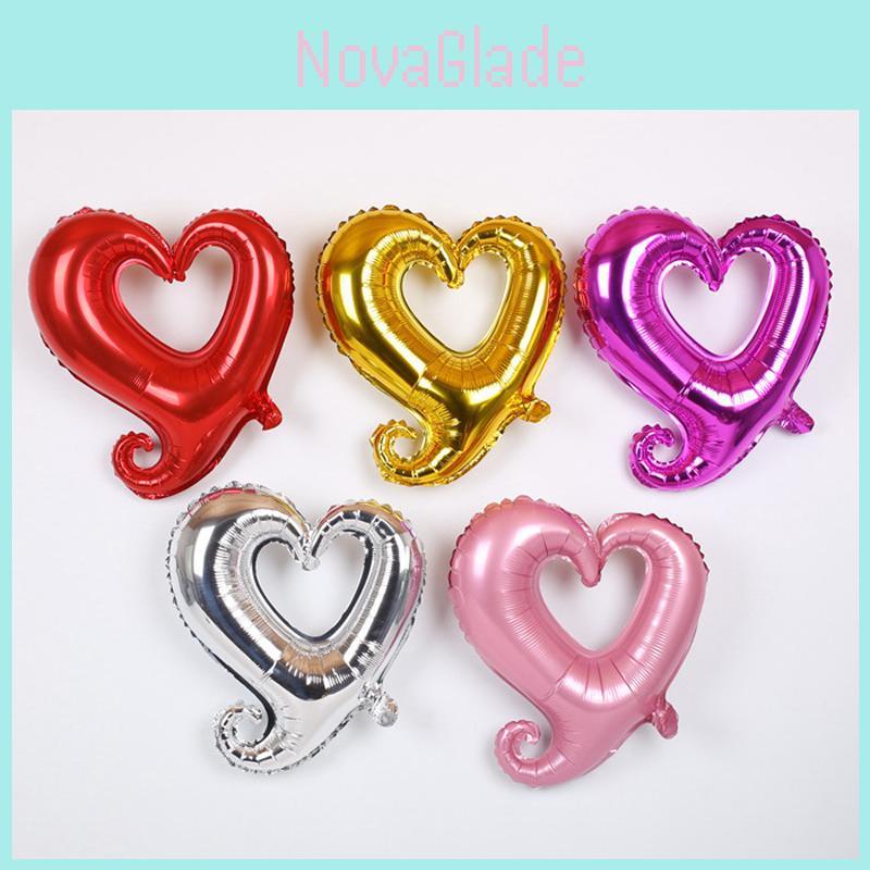 Premium Quality Hook Heart Helium Foil Balloon For Unforgettable Events And Celebrations
