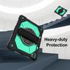 For iPad Pro 13 (2025)/13 (2024) Case Silicone + PC Kickstand Tablet Cover with Handy Strap, Shoulder Strap