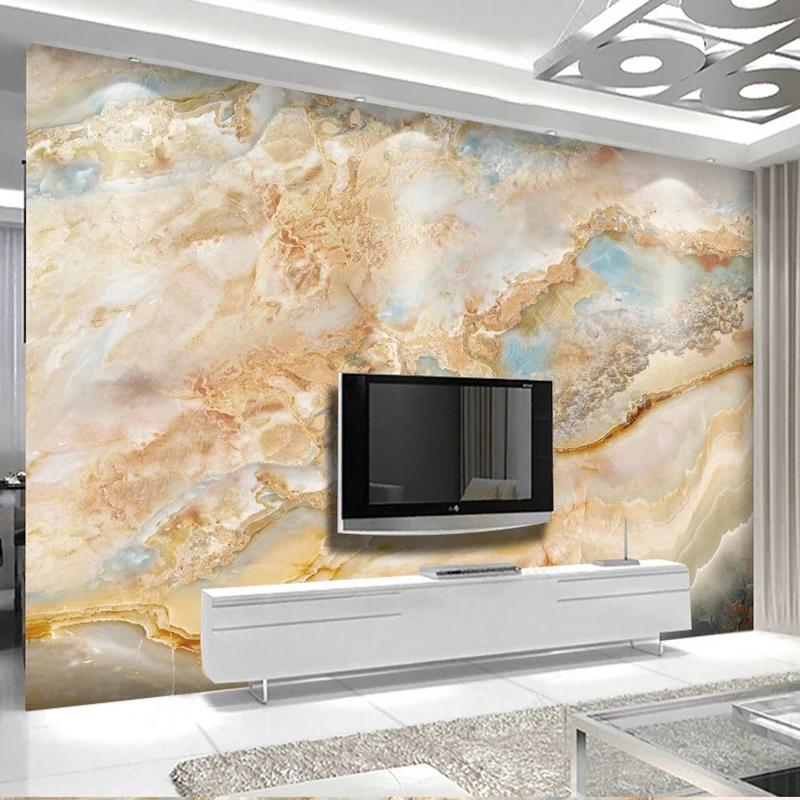 European Marble 3D Wallpaper Home Decor Photo Murals Living Room TV Sofa Bedroom Wall Painting Fresco
