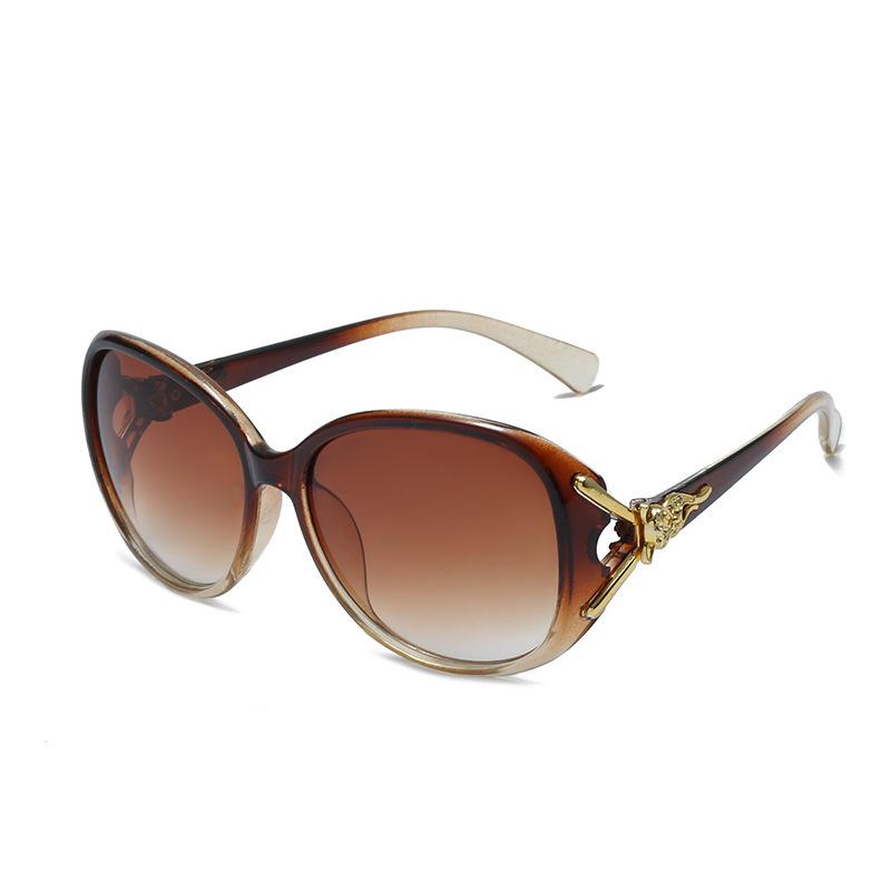 Women s Large Frame Fox Style Sunglasses - Trendy Korean Fashion Celebrity Look