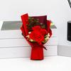 Soap Flower Bouquet Scented Artificial Carnation Rose Flower Bouquet for Women Mom Wife Best Friend Birthday Christmas Valentine's Day