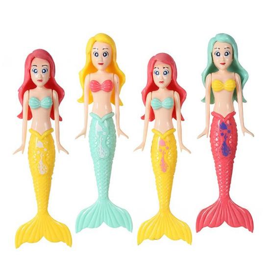 Mermaid Dive Toys Set for Kids Water Activated Diving Pool Toys Water Play Toys Gift for Divers And Water Lovers