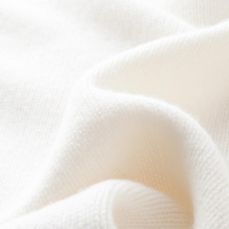 TUHUANG Women's Thickened Pure Wool Beaded Turtleneck Sweater