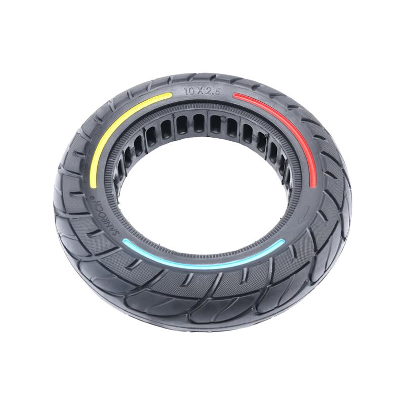 A03E-Solid Tire 10 Inch 10X2.5 For Segway Ninebot Max G30 G30P G30LP Gotrax G5 G6 Electric Scooters Replacement Wheel