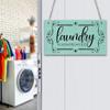 Wood Laundry Wooden Signs Door Hanger Laundry Signs Wall Plaque Decorative Plaque Letter Printed Signs Door Plate