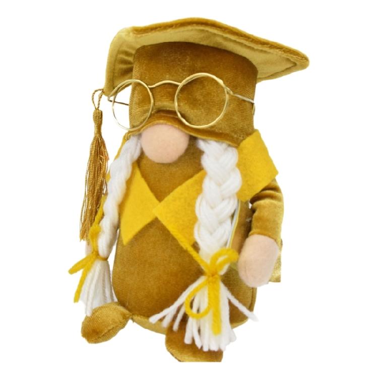 Graduation Season Gnome Doctorial Hat School Office Birthday Holiday Party