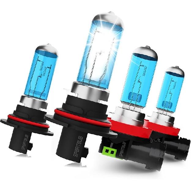 Compatible with Ford Focus 2012-2018 Lights Headlights Bulbs, H1 High Beams + H11/H9/H8 Low Beam Halogen Headlights and H11 Fog Light, 6 PCS