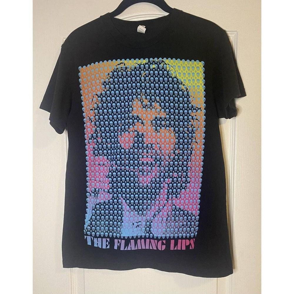 

The Flaming Lips Band Tshirt, Gift For Men Women Black Unisex Tshirt KH12812 Unisex T-Shirt S
