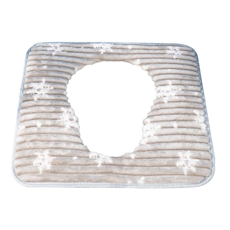 

Warm Corduroy Elderly Toilet Seat Cushion