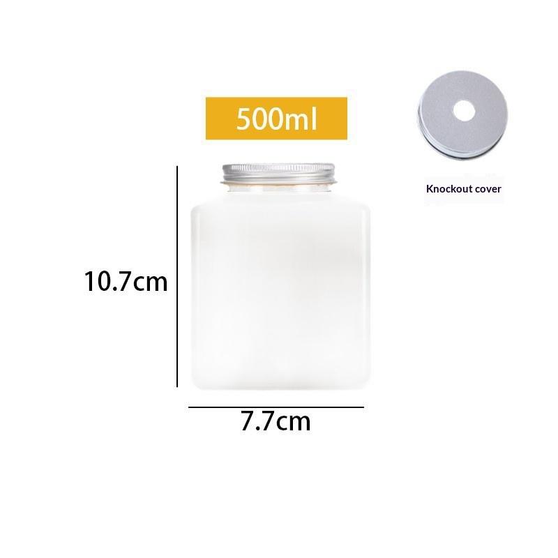 

500/650Ml Square Disposable Juice Beverage Bottle Milk Tea Yogurt Plastic Bottles A1