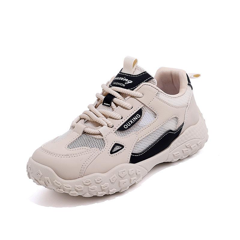 Mesh breathable new dad shoes women 2025 spring student sports running casual sports board shoes women Q3001