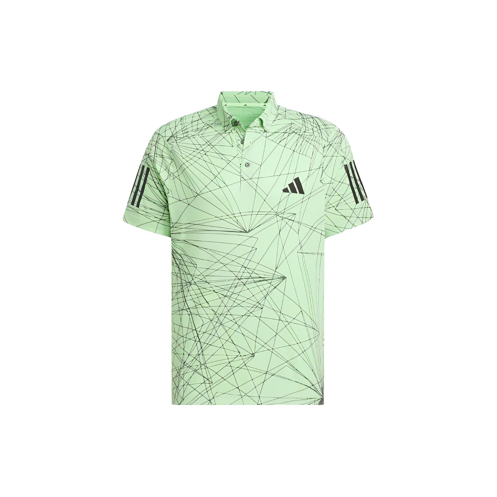 

Adidas All Over Print Polo Shirt Men Tops Green IN6601 XL